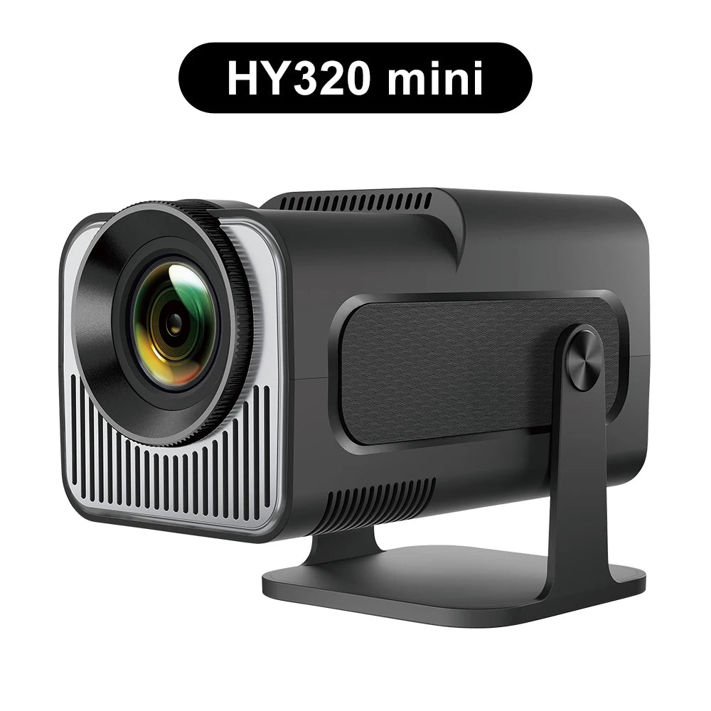 Experience Cinematic Magic with the HY320 Mini Android Projector - Your Ultimate Home Entertainment Solution with 720P Clarity and Smart Features