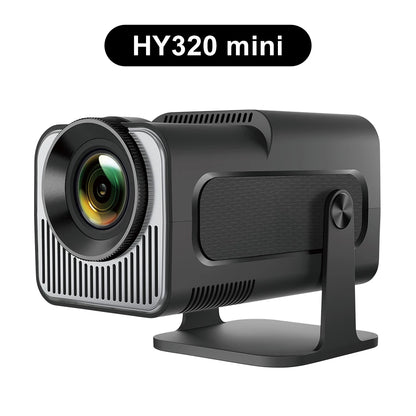 Experience Cinematic Magic with the HY320 Mini Android Projector - Your Ultimate Home Entertainment Solution with 720P Clarity and Smart Features